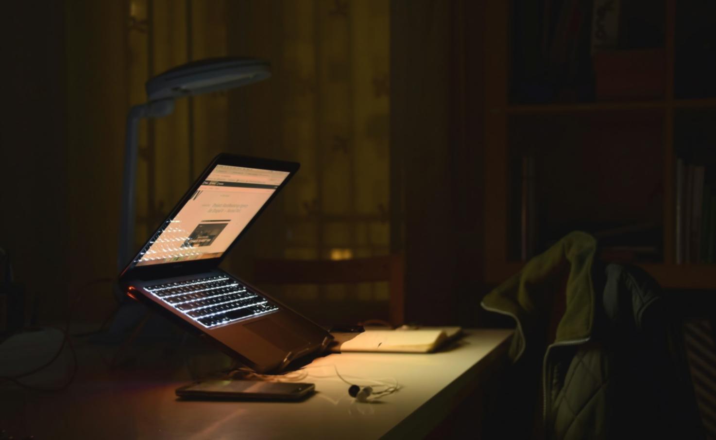 Professional testing environment with multiple monitors and testing devices